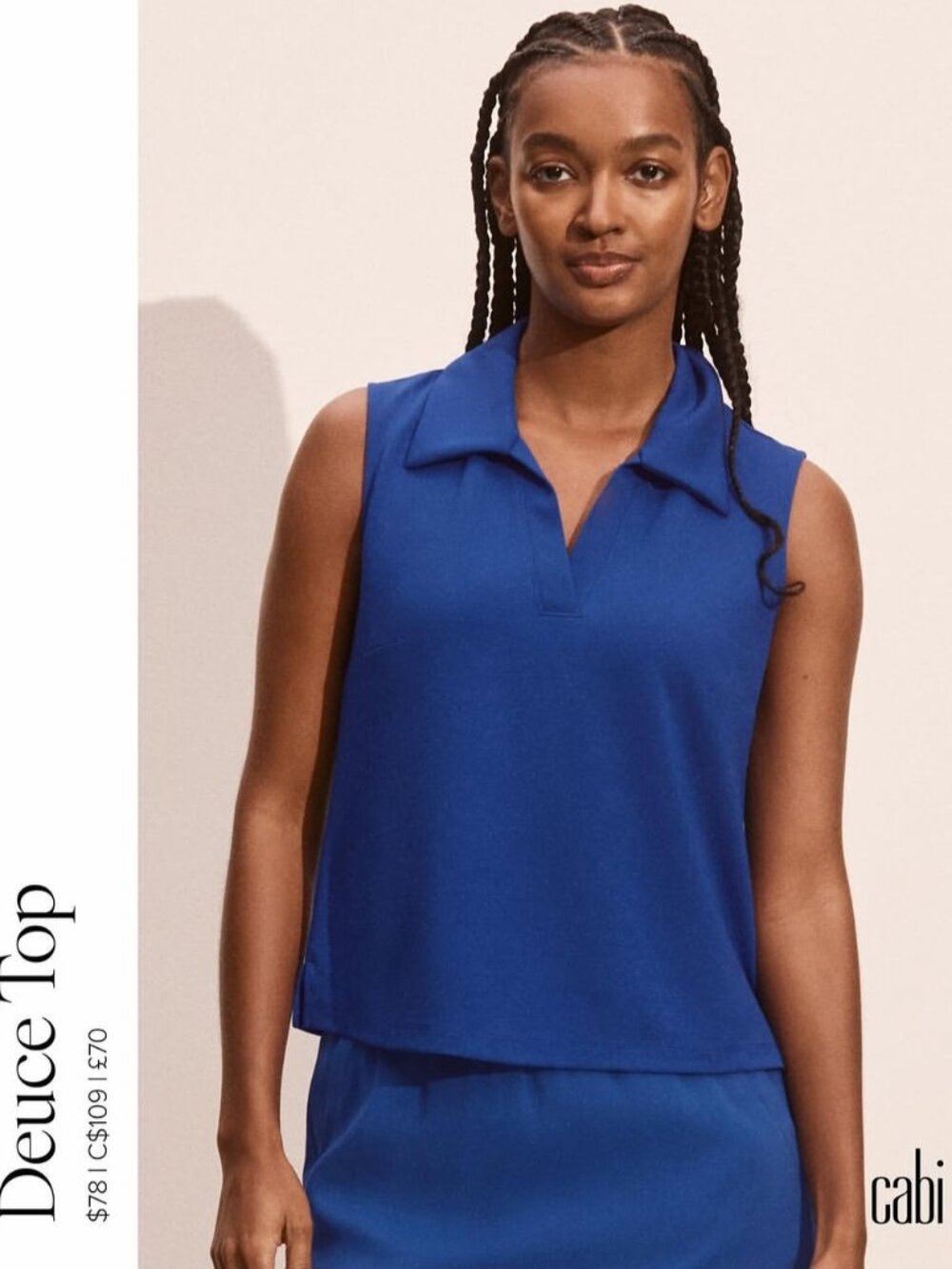 cabi Deuce Top and Deuce Skort - size small